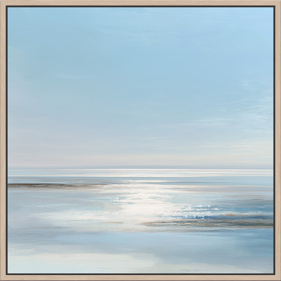 Blue and White Seascape