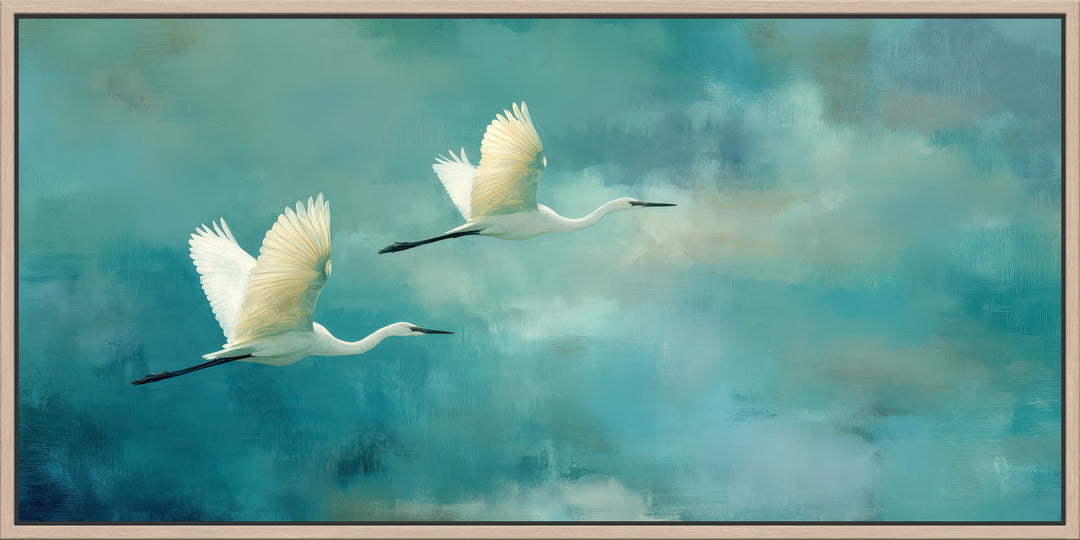 Flying Crane Cloudscape