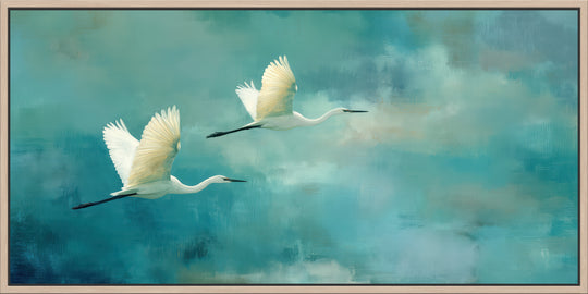 Flying Crane Cloudscape