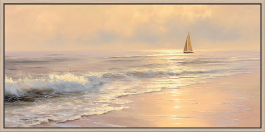 Sunset Sailboat Seascape
