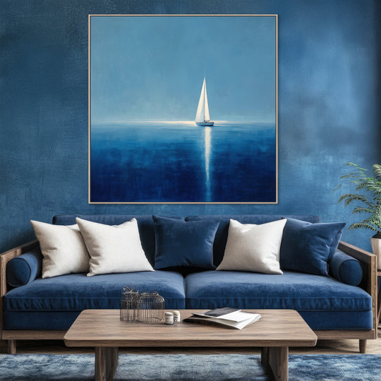 Blue Ocean Sailboat
