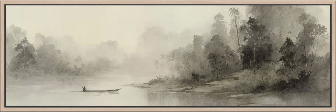 Panoramic River Scene