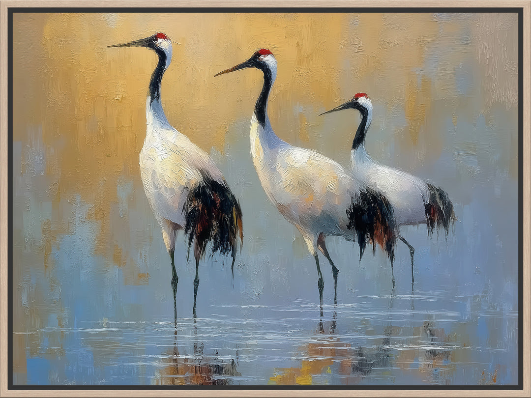 Wading Cranes