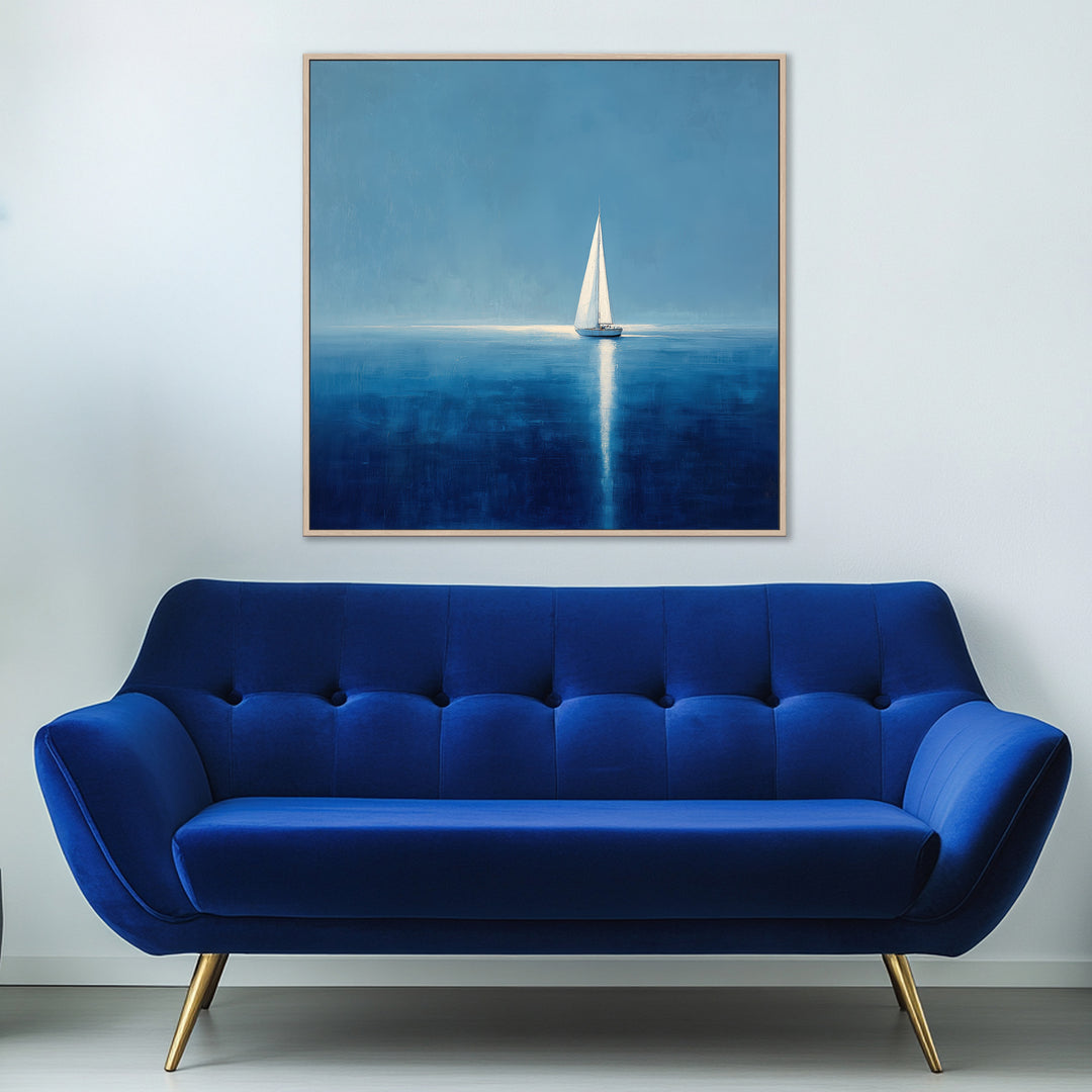 Blue Ocean Sailboat