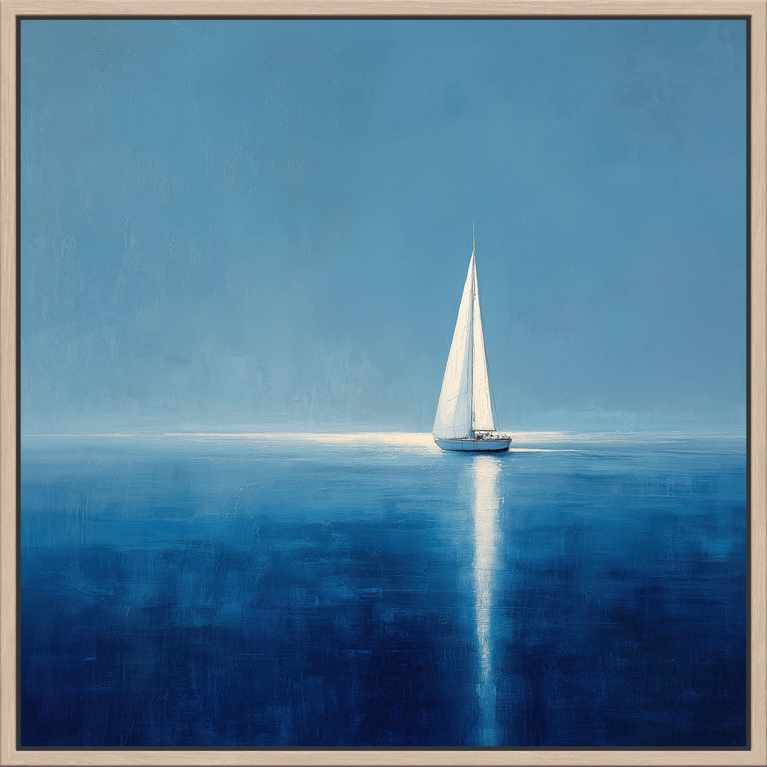 Blue Ocean Sailboat