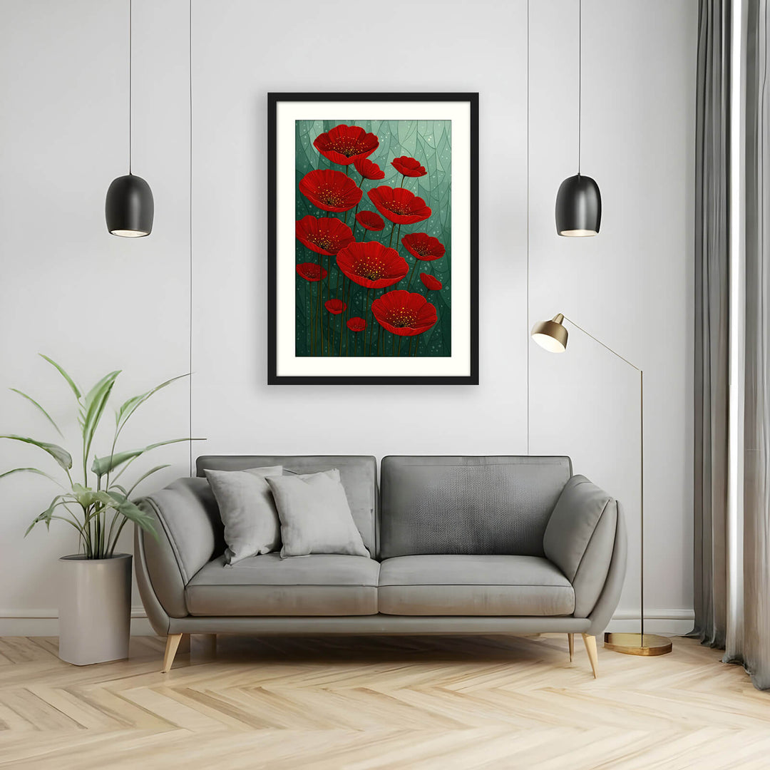 Japanese Poppy Wall Art