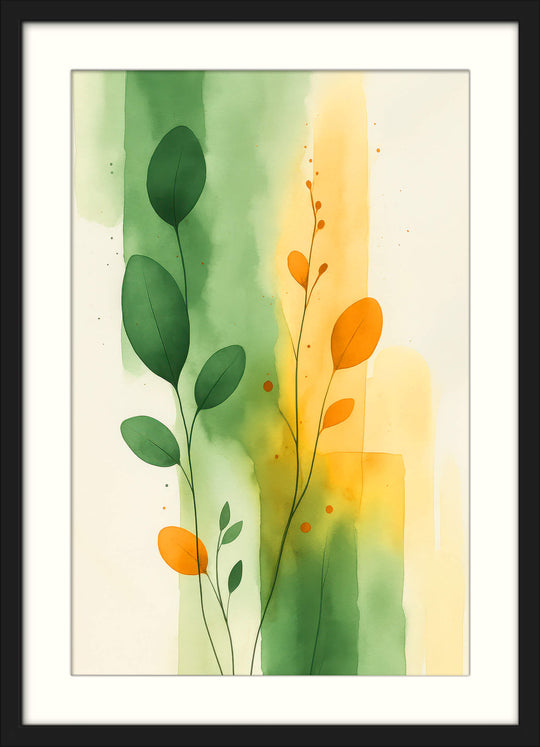 Green Botanical Wall Art