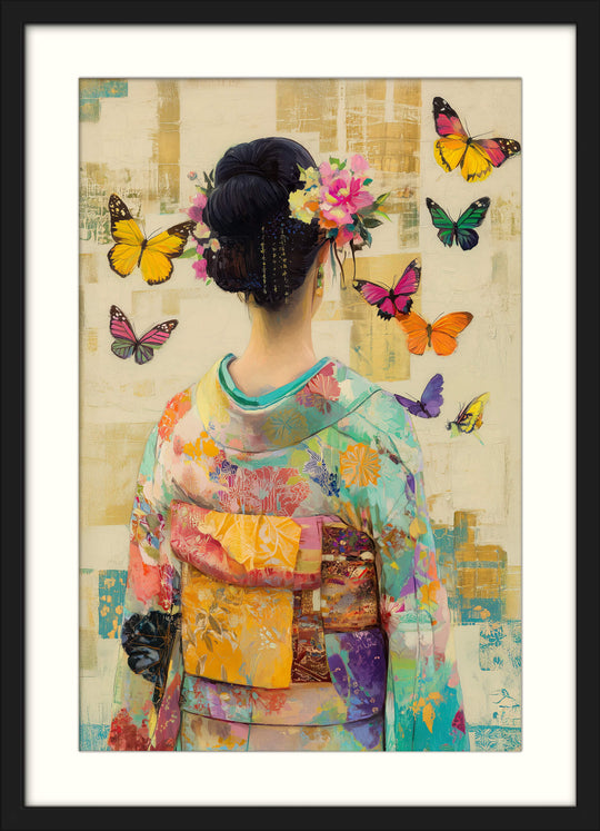 Butterfly Kimono Art