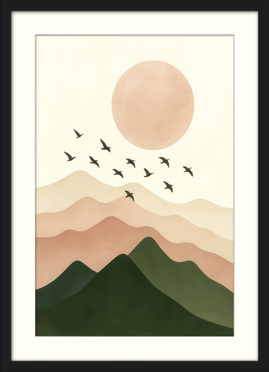 Minimalist Mountain Wall Art