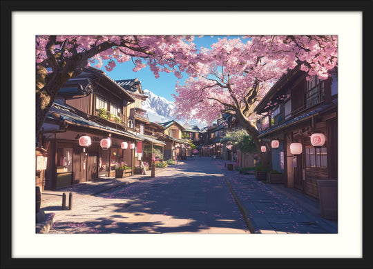 Sakura Street Wall Art