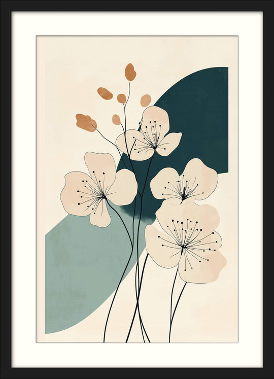 Japandi Elegant Flower
