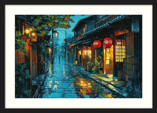 Kyoto Alley in the Rain