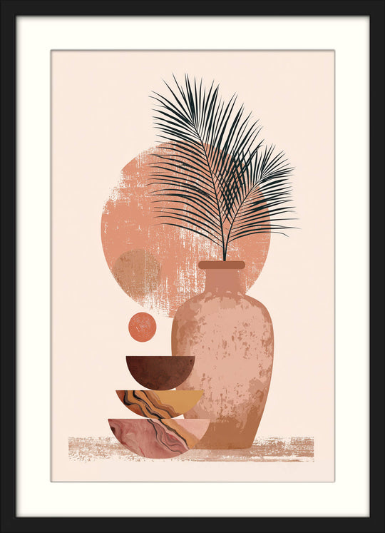 Vase and Palm