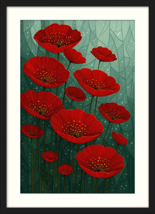 Japanese Poppy Wall Art