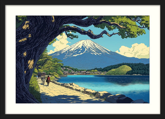 Japanese Landscape Wall Art Print