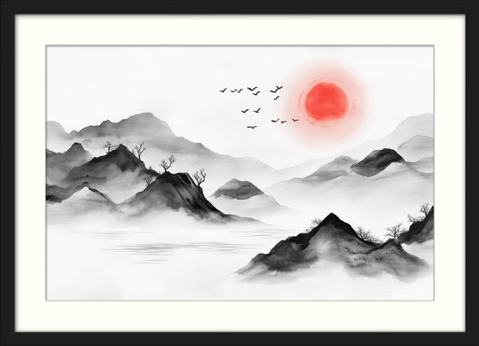 Sunrise Mountain Landscape