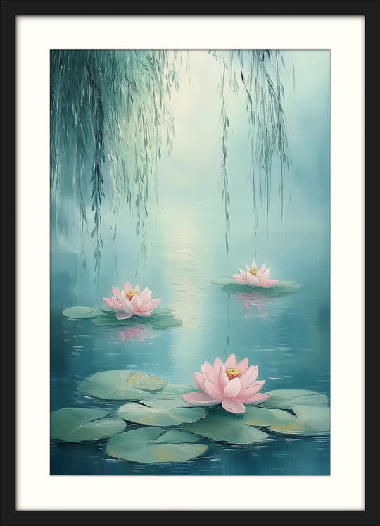 Japanese Water Lily Print