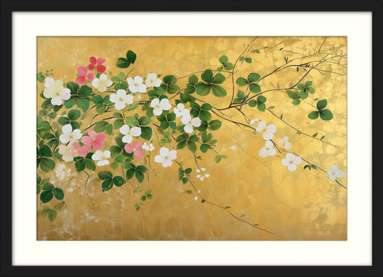 White & Pink Blossoms