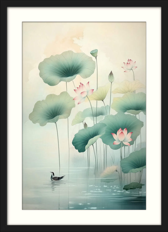 Lotus Flower Wall Art