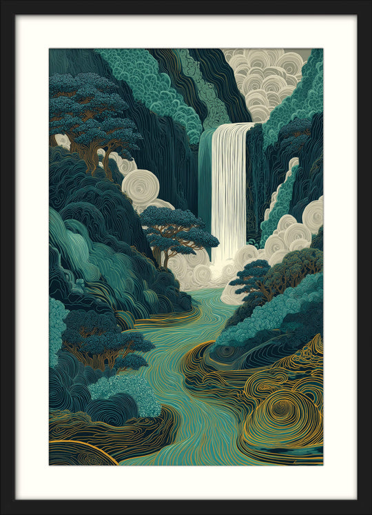 River Waterfall