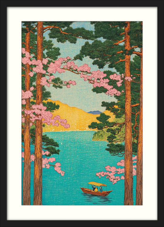 Blossoms Over the Lake