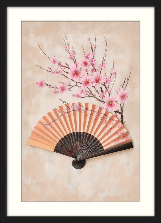 Japanese Fan Wall Art Print
