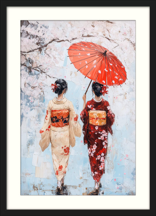 Japanese Kimono Art Print