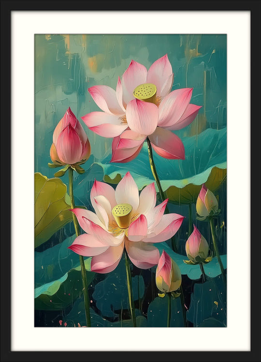 Botanical Water Lily Art
