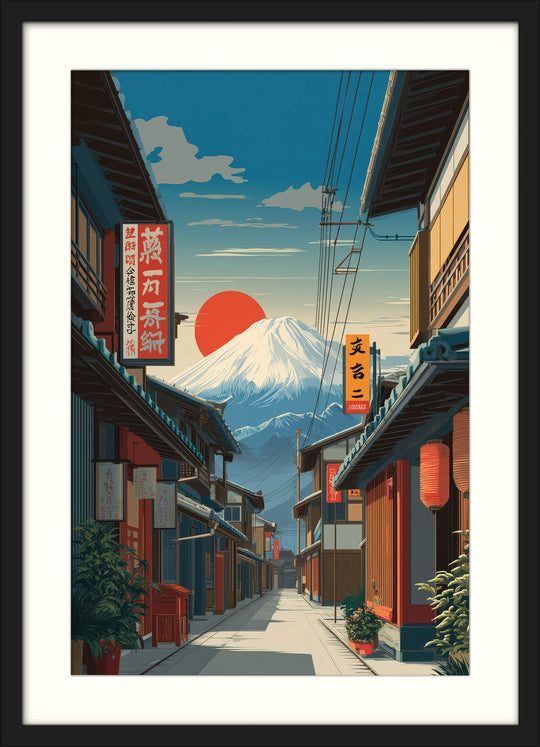 Sunrise Over Fuji