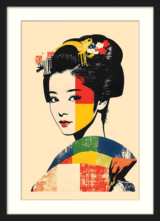 Stylised Geisha Portrait