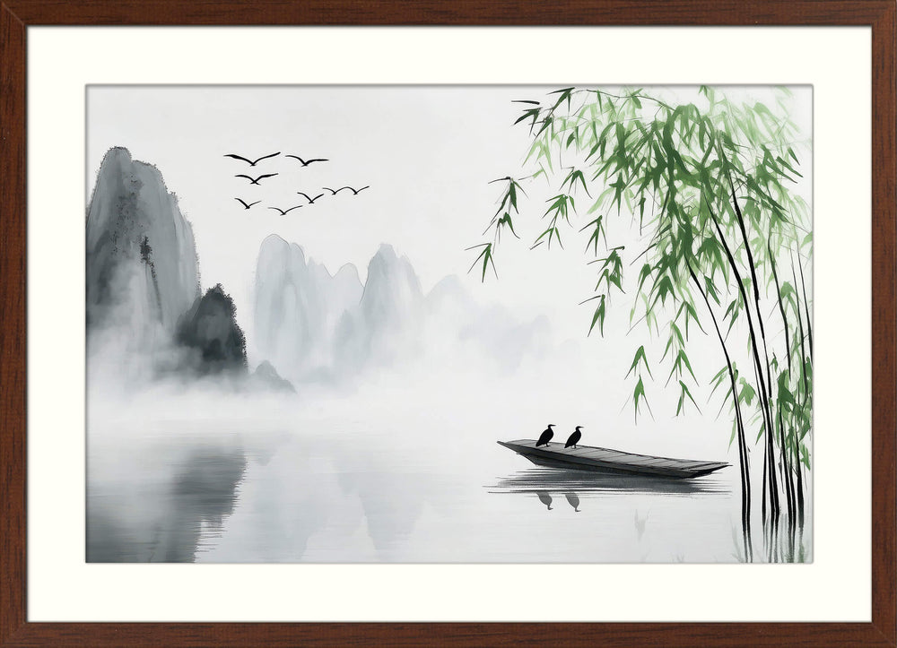 Still Lake and Bamboo
