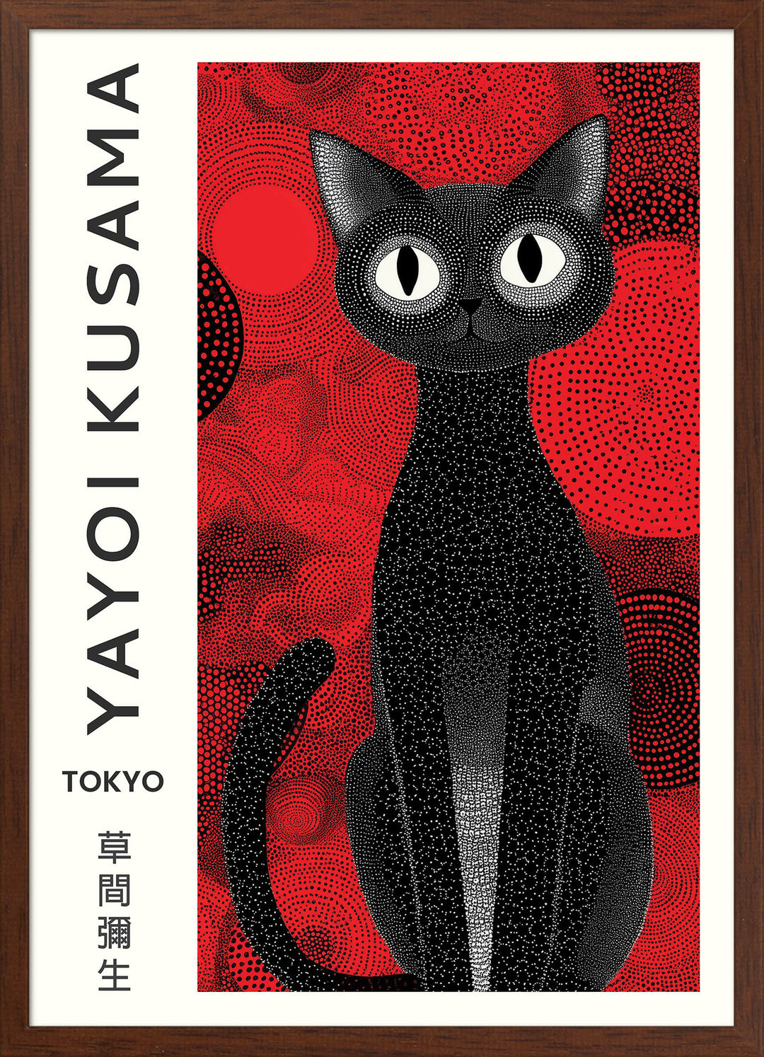 Yayoi Kusama Black Cat