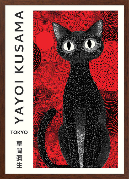 Yayoi Kusama Black Cat