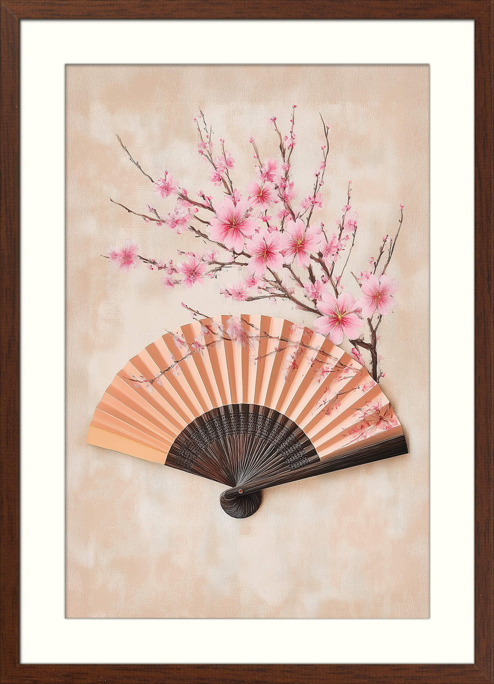 Japanese Fan Wall Art Print