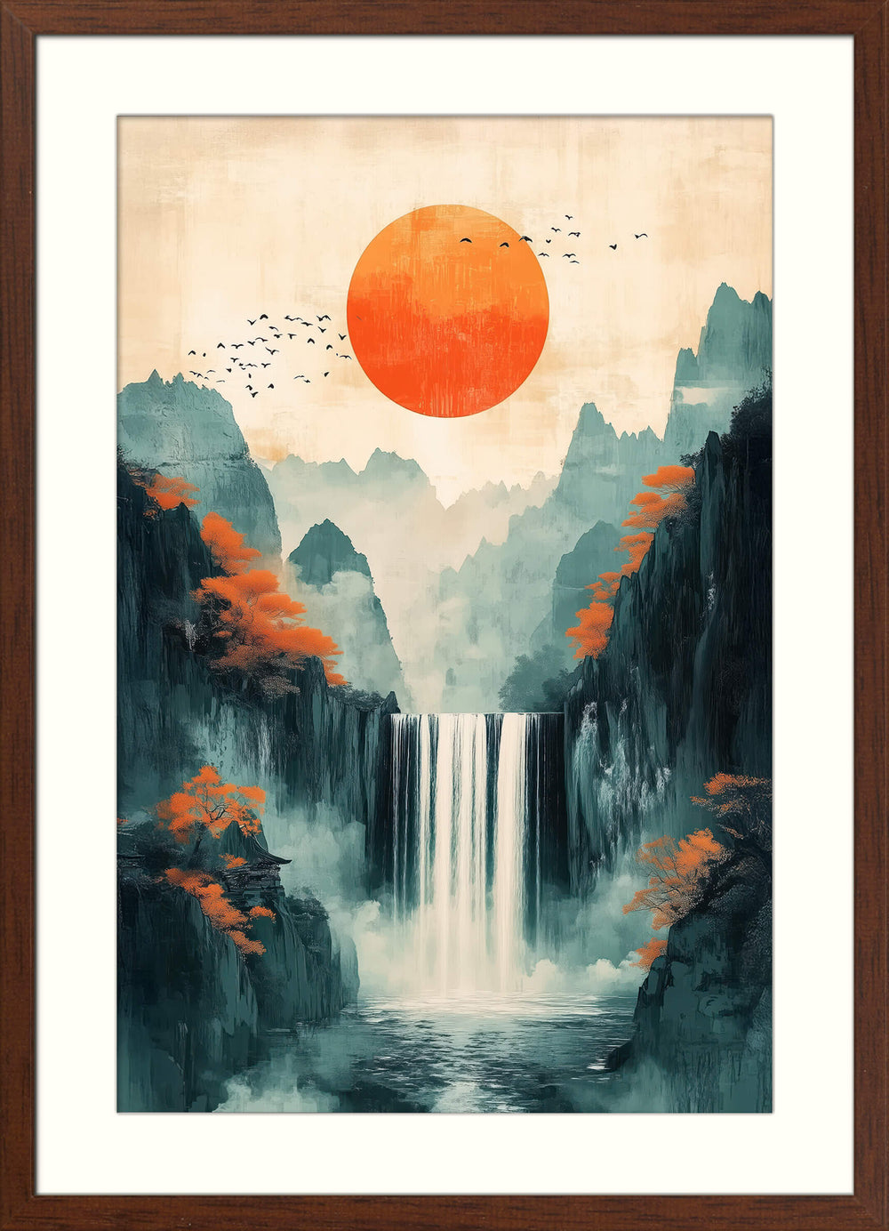 Japanese Landscape Wall Art Print