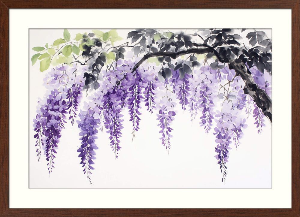 Purple Hanging Wisteria
