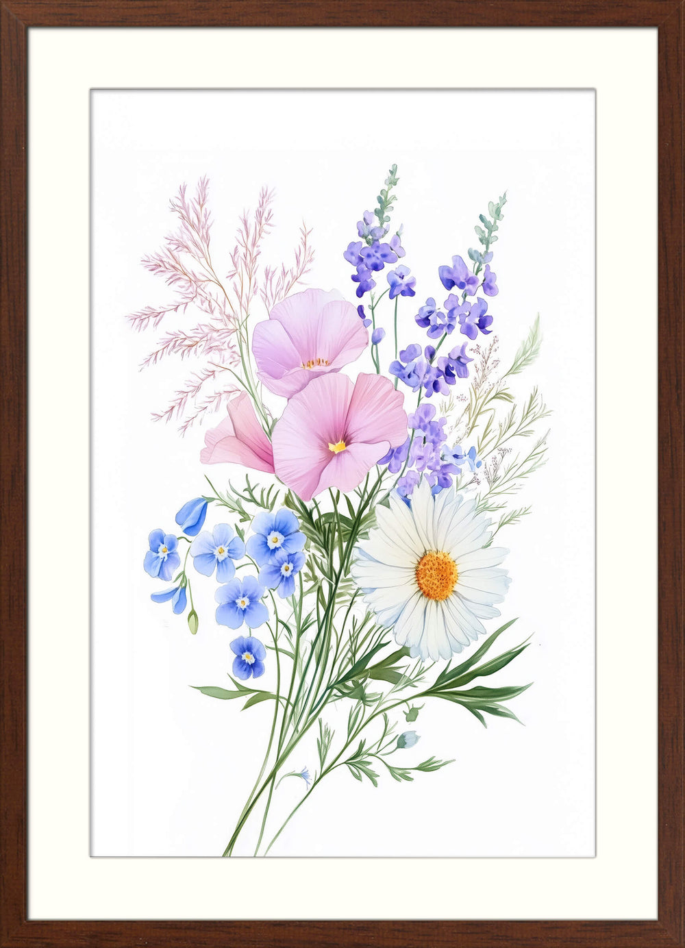 Minimalist Botanical Flower Print