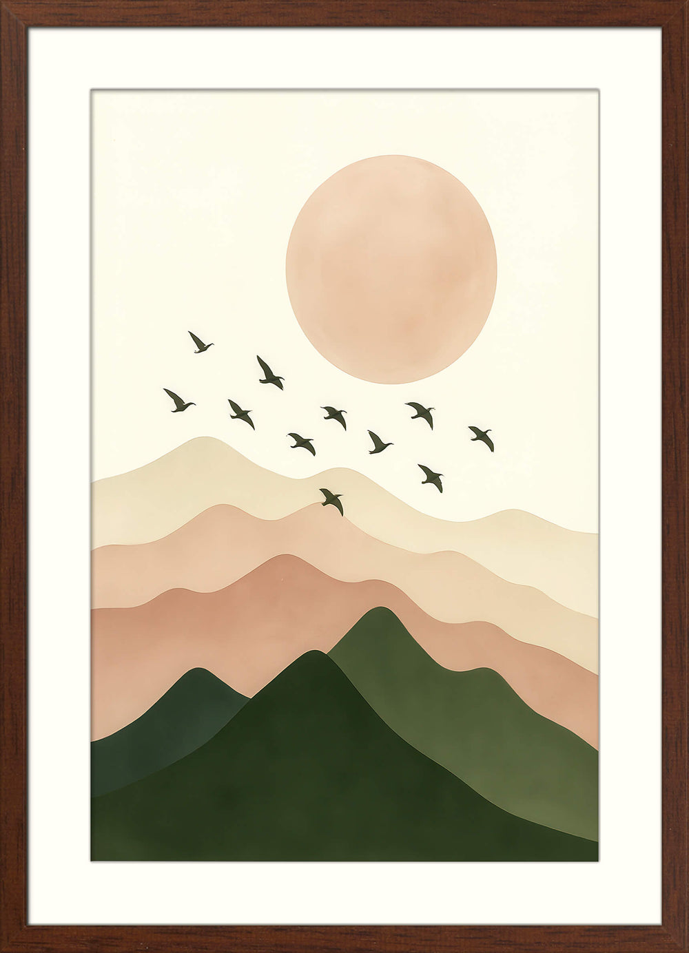 Minimalist Mountain Wall Art