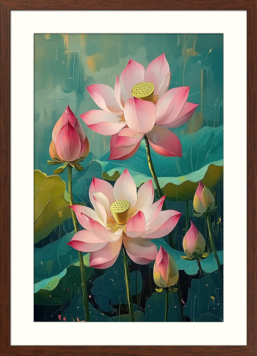 Botanical Water Lily Art
