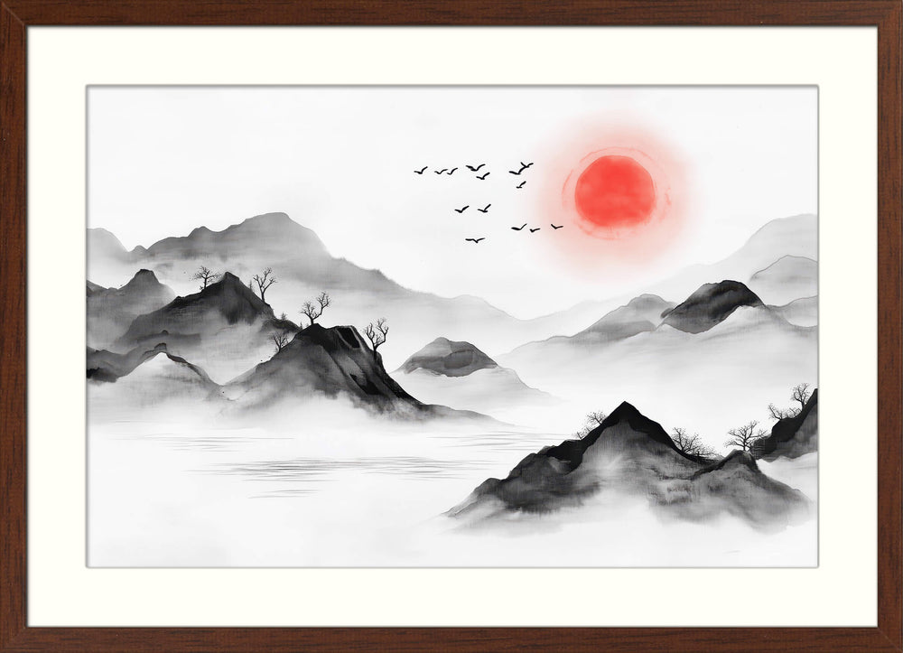 Sunrise Mountain Landscape