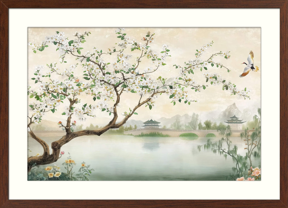 Japanese Blossom Landscape