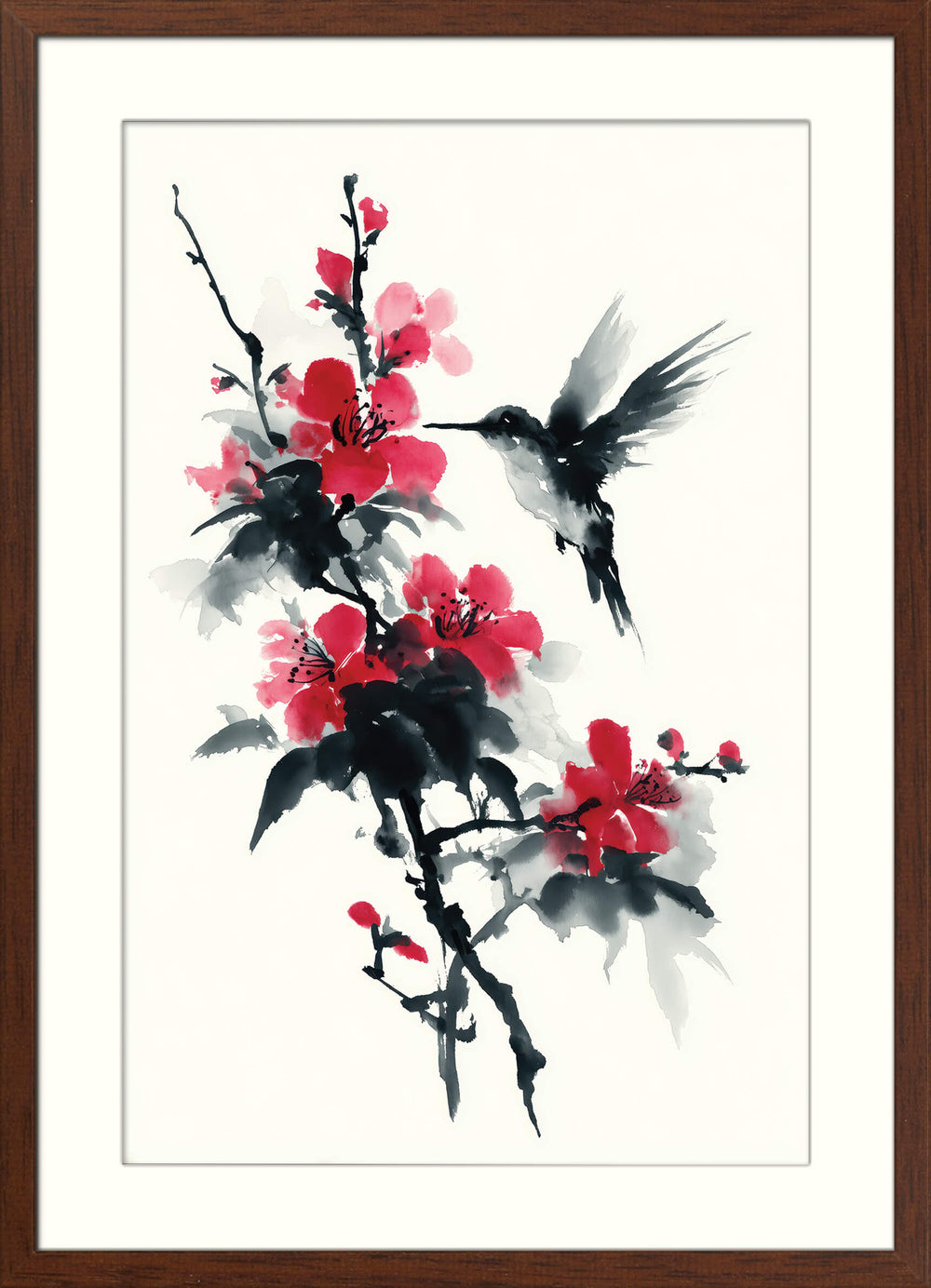 Hummingbird and Blossom