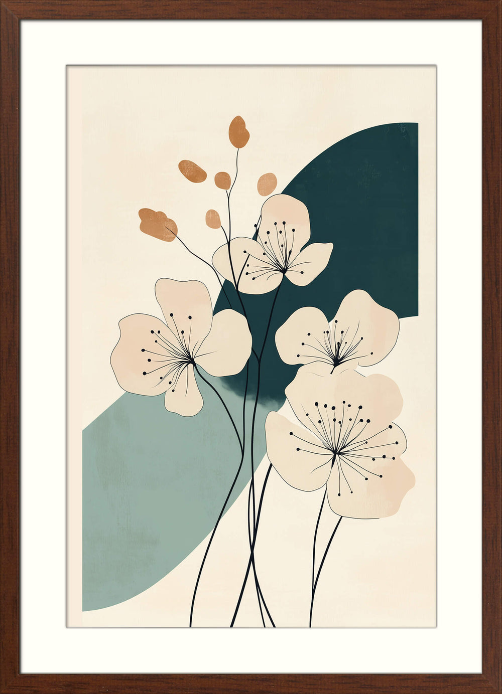 Japandi Elegant Flower