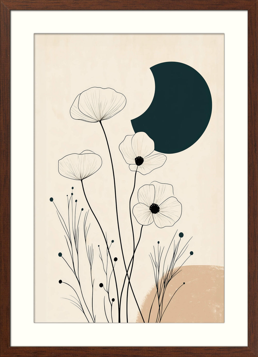 Neutral Japandi Flowers