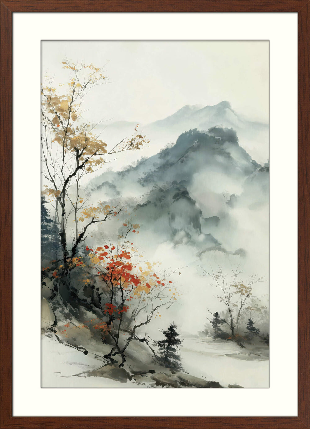 Autumn Misty Mountains