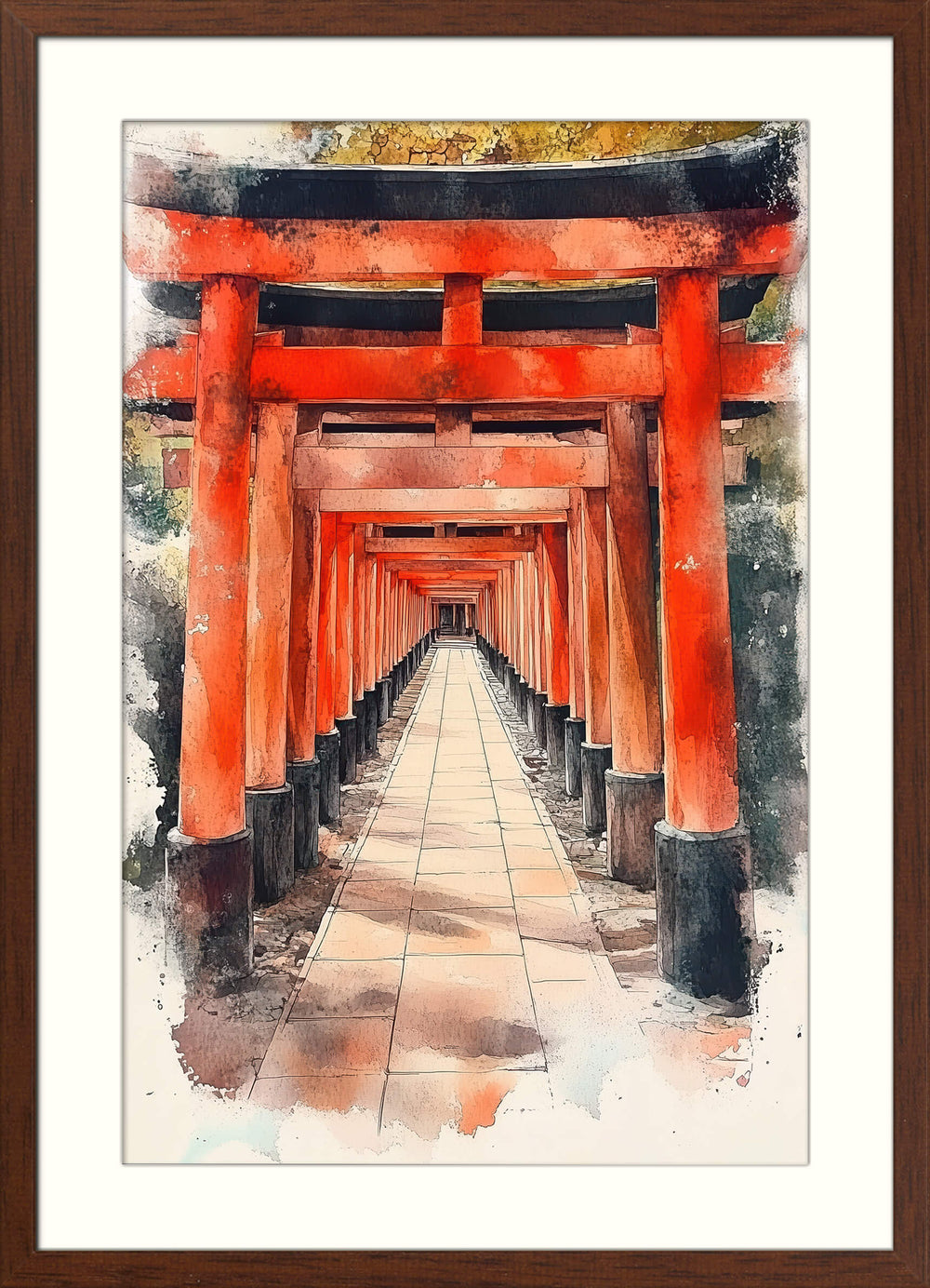 Japanese Torii Gate Wall Art Print