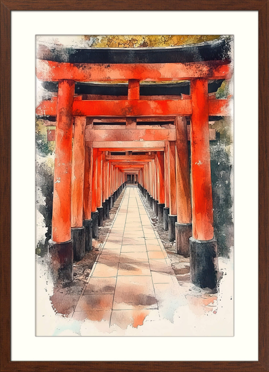 Japanese Torii Gate Wall Art Print