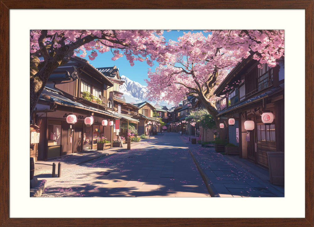 Sakura Street Wall Art