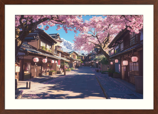 Sakura Street Wall Art