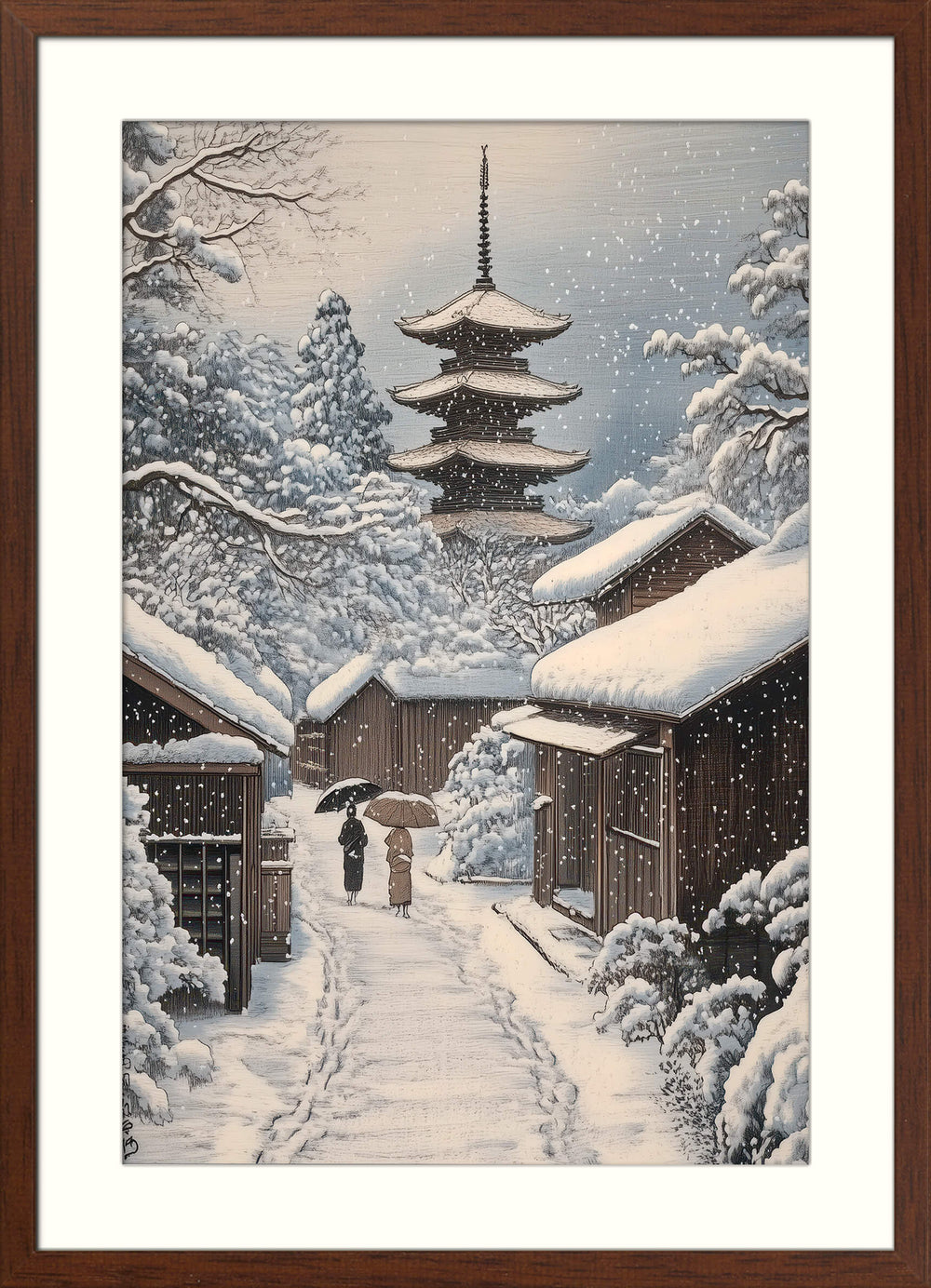 Pagoda Snowfall